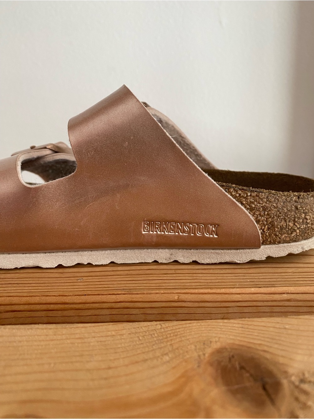 Birkenstock Arizona Kids Electric Metallic Copper Sandals 11 - Picture 8 of 14